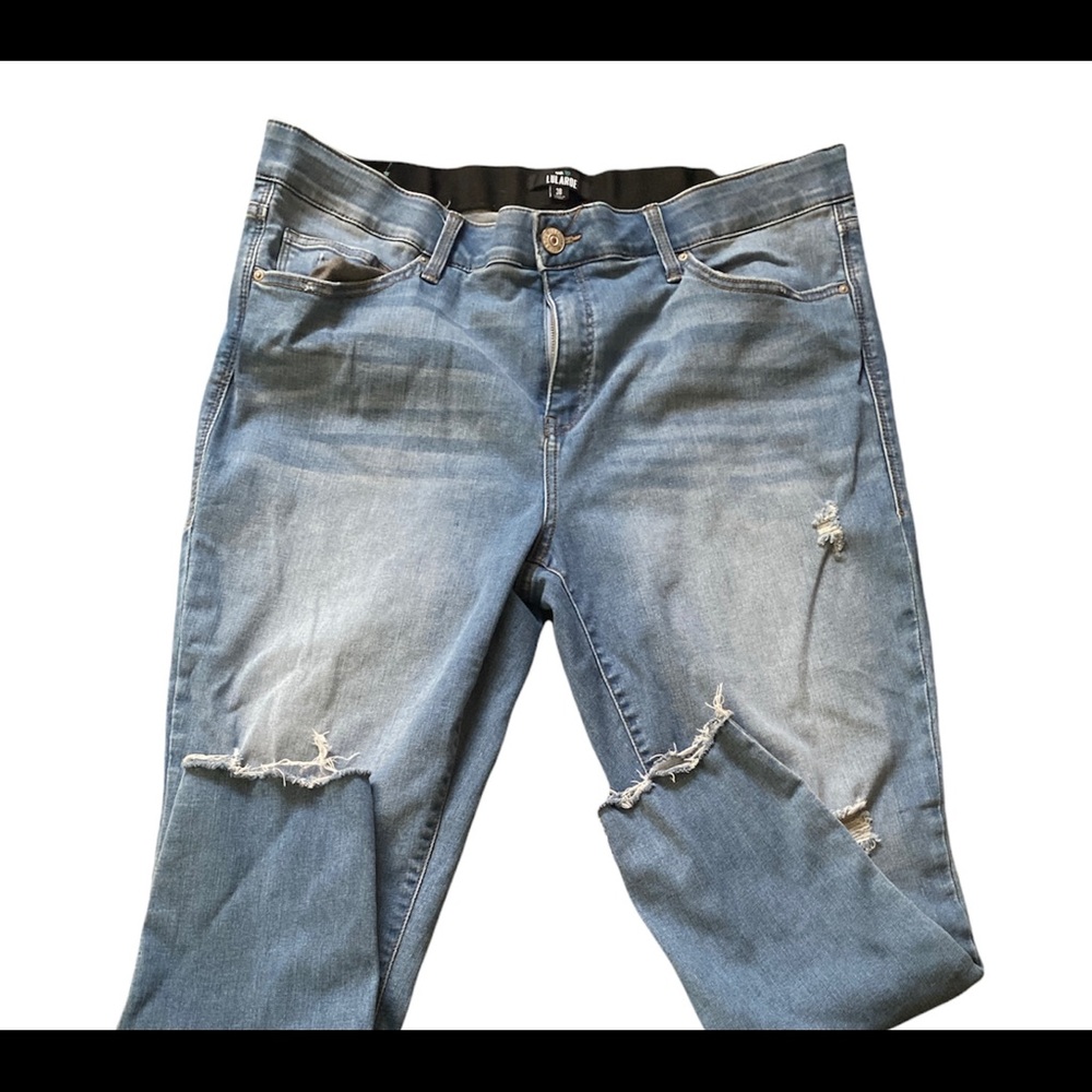 Lularoe distressed jeans